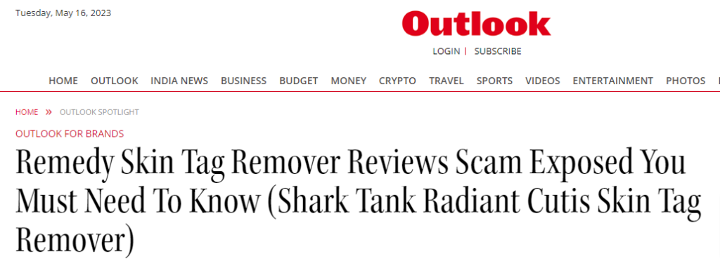 Remedy Skin Tag Remover Shark Tank Scam